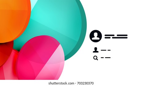 Fondo de presentación geométrica moderno. Concepto de negocio o elemento de tecnología digital, folleto o diseño de volante para diseños de banners web