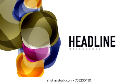 Moderner geometrischer Präsentationshintergrund. Geschäftskonzept oder digitale Technologie-Elemente, Broschüren oder Flyer-Design für Webbanner-Layouts