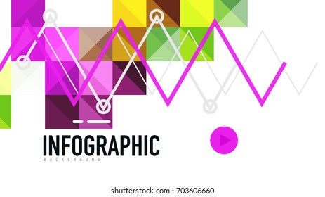 Modern geometric presentation background. Business concept or digital technology element, brochure or flyer design for web banner layouts