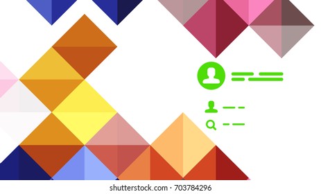 Fondo de presentación geométrica moderno. Concepto de negocio o elemento de tecnología digital, folleto o diseño de volante para diseños de banners web