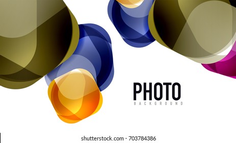 Modern geometric presentation background. Business concept or digital technology element, brochure or flyer design for web banner layouts