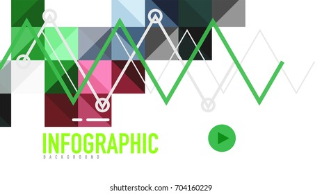 Moderner geometrischer Präsentationshintergrund. Geschäftskonzept oder digitale Technologie-Elemente, Broschüren oder Flyer-Design für Webbanner-Layouts