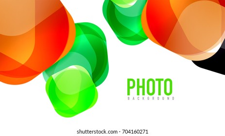 Modern geometric presentation background. Business concept or digital technology element, brochure or flyer design for web banner layouts