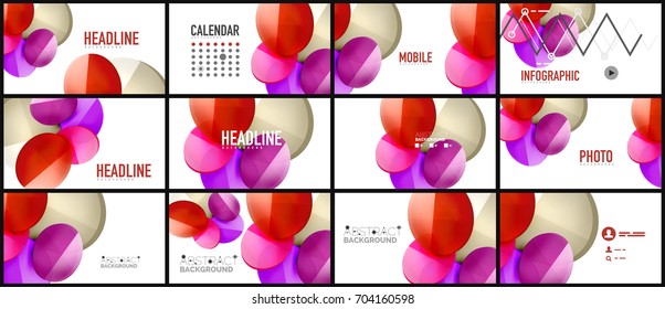 Modern geometric presentation background. Business concept or digital technology element, brochure or flyer design for web banner layouts