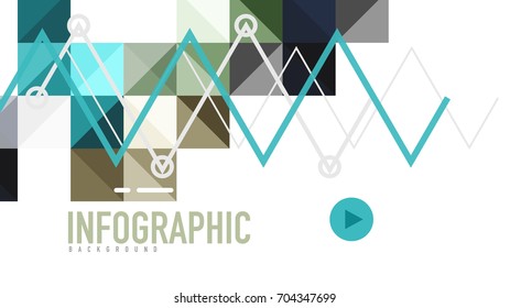 Modern geometric presentation background. Business concept or digital technology element, brochure or flyer design for web banner layouts