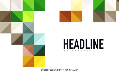 Moderner geometrischer Präsentationshintergrund. Geschäftskonzept oder digitale Technologie-Elemente, Broschüren oder Flyer-Design für Webbanner-Layouts