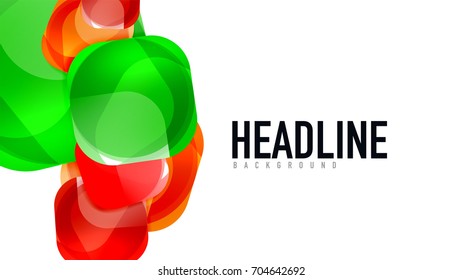 Modern geometric presentation background. Business concept or digital technology element, brochure or flyer design for web banner layouts