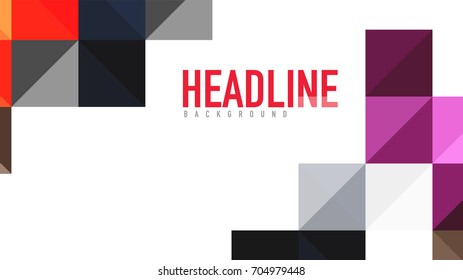 Modern geometric presentation background. Business concept or digital technology element, brochure or flyer design for web banner layouts