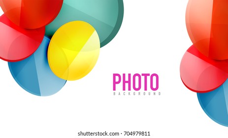 Modern geometric presentation background. Business concept or digital technology element, brochure or flyer design for web banner layouts