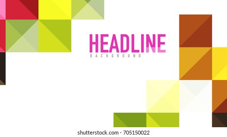 Modern geometric presentation background. Business concept or digital technology element, brochure or flyer design for web banner layouts