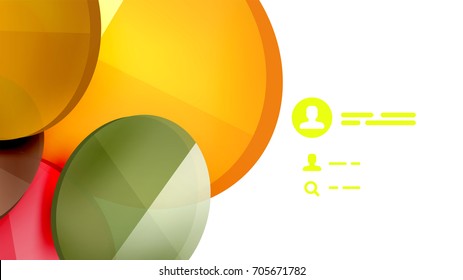 Modern geometric presentation background. Business concept or digital technology element, brochure or flyer design for web banner layouts