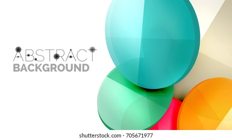 Moderner geometrischer Präsentationshintergrund. Geschäftskonzept oder digitale Technologie-Elemente, Broschüren oder Flyer-Design für Webbanner-Layouts