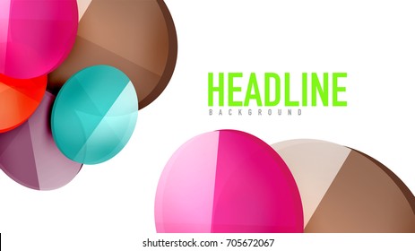 Modern geometric presentation background. Business concept or digital technology element, brochure or flyer design for web banner layouts