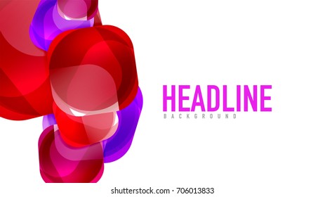 Modern geometric presentation background. Business concept or digital technology element, brochure or flyer design for web banner layouts