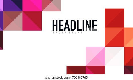 Modern geometric presentation background. Business concept or digital technology element, brochure or flyer design for web banner layouts