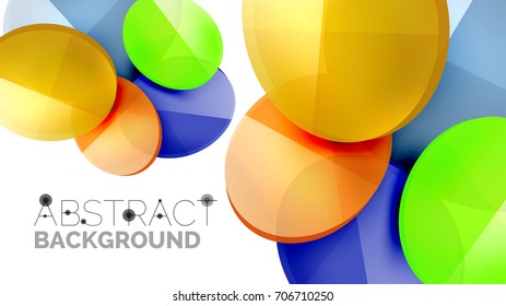 Modern geometric presentation background. Business concept or digital technology element, brochure or flyer design for web banner layouts