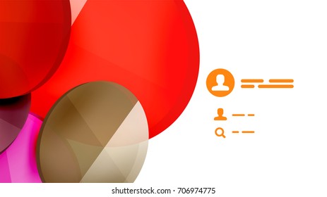 Modern geometric presentation background. Business concept or digital technology element, brochure or flyer design for web banner layouts