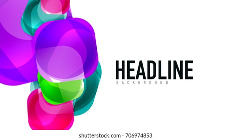 Modern geometric presentation background. Business concept or digital technology element, brochure or flyer design for web banner layouts
