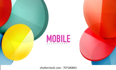 Modern geometric presentation background. Business concept or digital technology element, brochure or flyer design for web banner layouts