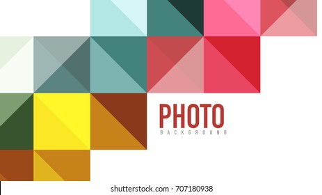 Fondo de presentación geométrica moderno. Concepto de negocio o elemento de tecnología digital, folleto o diseño de volante para diseños de banners web