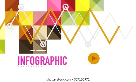 Modern geometric presentation background. Business concept or digital technology element, brochure or flyer design for web banner layouts