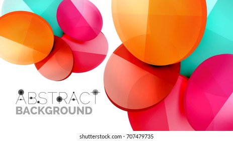 Modern geometric presentation background. Business concept or digital technology element, brochure or flyer design for web banner layouts