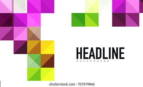 Modern geometric presentation background. Business concept or digital technology element, brochure or flyer design for web banner layouts