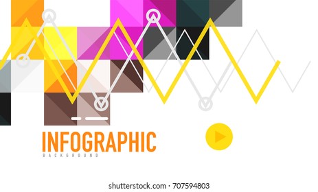 Modern geometric presentation background. Business concept or digital technology element, brochure or flyer design for web banner layouts