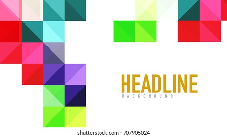 Modern geometric presentation background. Business concept or digital technology element, brochure or flyer design for web banner layouts