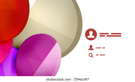 Modern geometric presentation background. Business concept or digital technology element, brochure or flyer design for web banner layouts