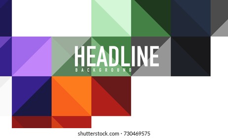 Modern geometric presentation background. Business concept or digital technology element, brochure or flyer design for web banner layouts