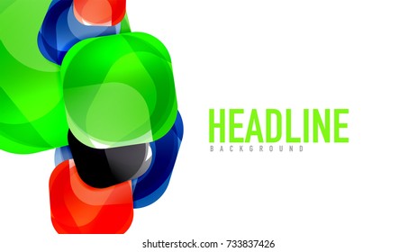 Modern geometric presentation background. Business concept or digital technology element, brochure or flyer design for web banner layouts