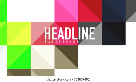 Fondo de presentación geométrica moderno. Concepto de negocio o elemento de tecnología digital, folleto o diseño de volante para diseños de banners web