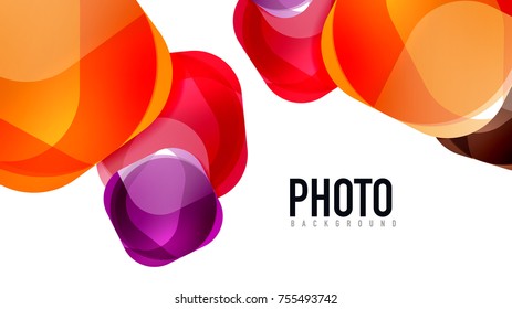Plano de fundo da apresentação geométrica moderna. Conceito comercial ou elemento de tecnologia digital, brochura ou design de folheto para layouts de banner da Web