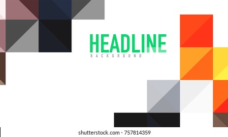 Modern geometric presentation background. Business concept or digital technology element, brochure or flyer design for web banner layouts