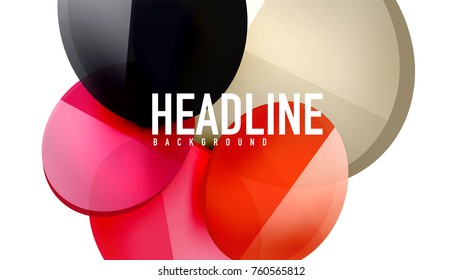 Plano de fundo da apresentação geométrica moderna. Conceito comercial ou elemento de tecnologia digital, brochura ou design de folheto para layouts de banner da Web