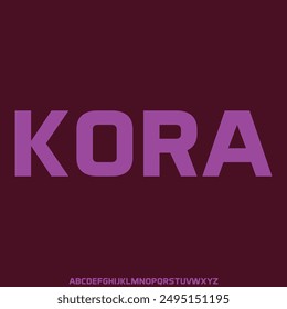 modern geometric sans serif futuristic font alphabet vector set