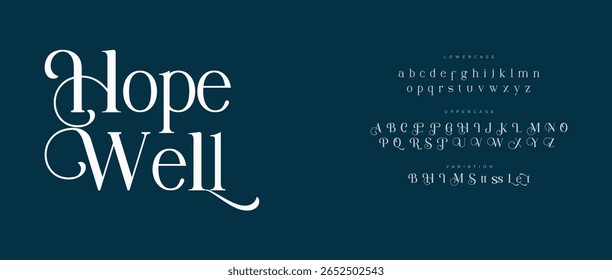 modern geometric sans serif futuristic font alphabet vector set
