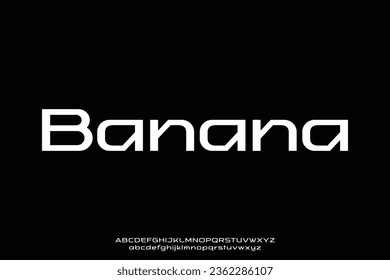 Modern geometric sans serif typeface display font vector. Creative futuristic geometric alphabet illustration