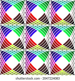 modern geometric seamless colorful pattern