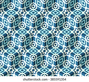 Modern Geometric Seamless Pattern