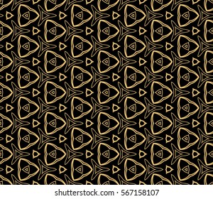 modern geometric seamless pattern background. Luxury texture for wallpaper, invitation. Vector illustration.