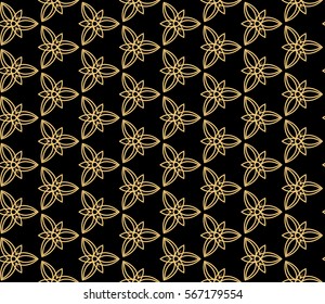modern geometric seamless pattern background. Luxury texture for wallpaper, invitation. Vector illustration.