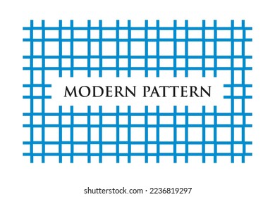 Modern geometric seamless pattern with colorful lines on white background