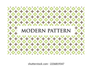 Modern geometric seamless pattern with colorful lines on white background