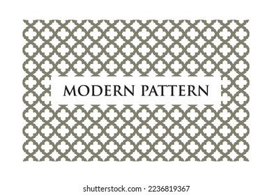 Modern geometric seamless pattern with colorful lines on white background