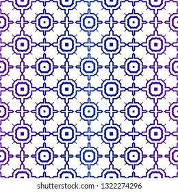 Modern geometric Seamless Pattern. Decorative Texture For Wallpaper, Invitation, Fabric. Vector Illustration. Purple Color