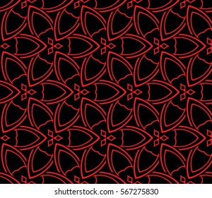 modern geometric seamless pattern. decorative vector illustration. for design, wallpaper, decor