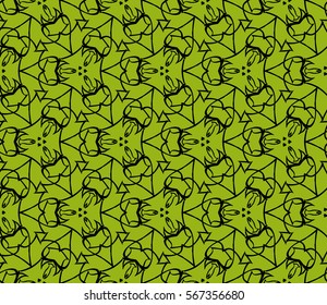 modern geometric seamless pattern. decorative vector illustration. for design, wallpaper, decor