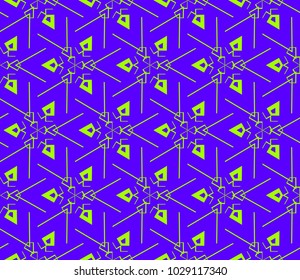 Modern geometric seamless pattern. For design, page fill, wallpaper. Vector illustration